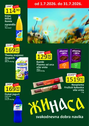 Žinasa - Katalog juli 2026