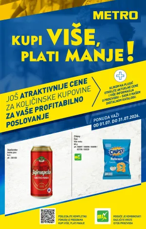 Metro - Kupi više plati manje