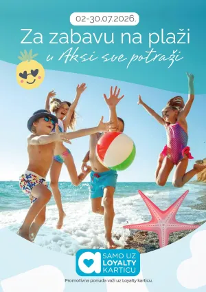 Aksa - Za zabavu na plaži, u Aksi sve potraži!