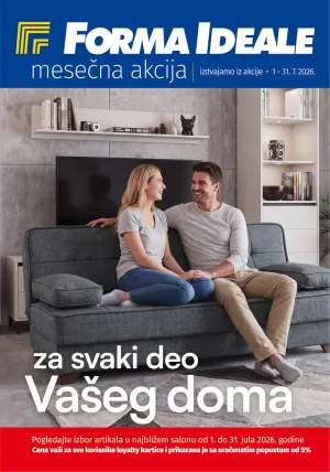 FormaIdeale - Mesecna akcija juli 2026